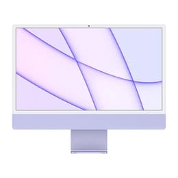 iMac 24" (2021) Apple M1 avec CPU 8 cœurs GPU 8 cœurs - 2 To SSD - 16 GB QWERTZ - Allemand Verre standard