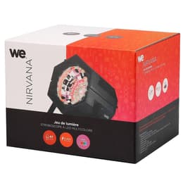 Accessoires audio We Stroboscope à 47 LED multicolore 4 couleurs Vitesse du flash réglable + Fixation