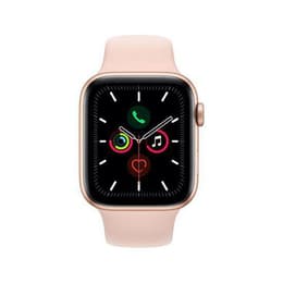 Apple Watch (Series 4) 2018 GPS 40 mm - Aluminium Or rosé - Bracelet sport Rose