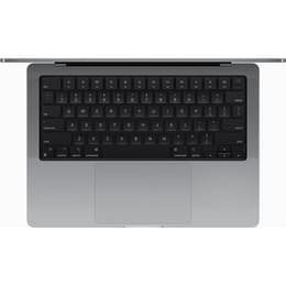 MacBook Pro 14" (2023) - Apple M3 avec CPU 8 cœurs et GPU 10 cœurs - 8Go RAM - SSD 512Go - Écran standard - QWERTZ - Allemand