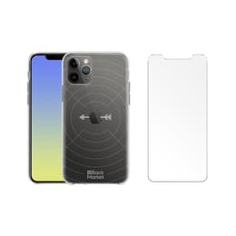 Coque Back Market iPhone 11 Pro et écran de protection - GRS 4.0 Plastique recyclé - Transparent