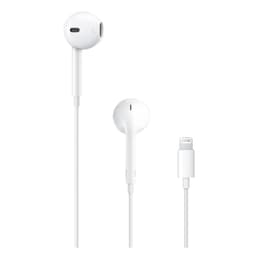 Ecouteurs Intra-auriculaire Bluetooth Réducteur de bruit - Ecouteurs Jack 3.5mm Earpods bouton Blanc Apple