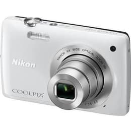 Compact - Nikon Coolpix S4300 Blanc Nikon Nikkor 6X Wide Optical Zoom VR 4.6 - 27.6mm f/3.5 - 6.5