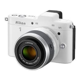 1 V1 - Blanc + Nikon Hybride - Nikon 1 V1 Blanc + Nikkor 1 10-30mm f/3.8-5.6