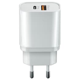 Câble et Prise Murale (USB + USB-C) 20W - Evetane