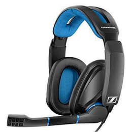 Casque réducteur de bruit gaming filaire avec micro Sennheiser GSP 300 - Noir/Bleu