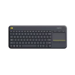 Clavier Logitech QWERTY Anglais (US) Sans-fil K400 Plus