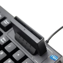 Clavier Simpletek QWERTY Russe Wired with Smart Card Reader