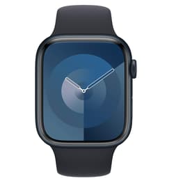 Apple Watch Series 9 (2023) GPS 45 mm - Aluminium Minuit - Bracelet sport Midnight