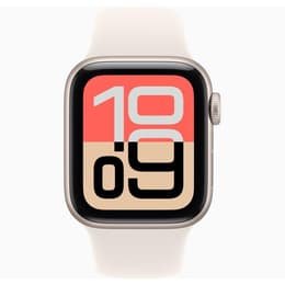Apple Watch (2025) GPS 40 mm - Aluminium Starlight - Bracelet sport Starlight