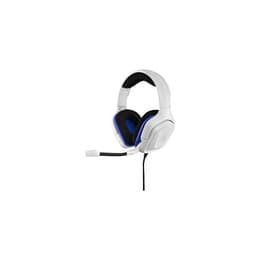 Casque gaming filaire avec micro The G-Lab Korp Cobalt - Blanc