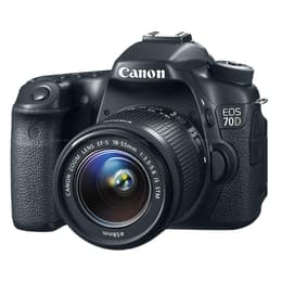 Reflex - Canon EOS 70D Noir Canon Canon Zoom Lens EF-S 18-135mm f/3.5 - 5.6 IS STM