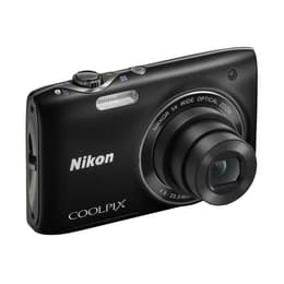 Compact - Nikon Coolpix S3100 Noir Nikon Nikkor Wide Optical Zoom 26-130 mm f/3.2-6.5
