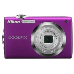 Compact - Nikon Coolpix S3000 Mauve Nikon Nikon Nikkor 4x Wide Optical Zoom 27-108 mm f/3.2-5.6