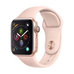 Apple Watch (Series 4) 40 - Aluminium Or - Bracelet Sport Rose