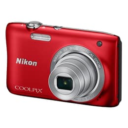 Compact - Nikon Coolpix S2900 Rouge Nikon Nikkor 5x Wide Optical Zoom 4.6-23mm f/3.2-6.5