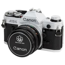 Reflex - Canon AE-1 Noir/Gris Canon FD 50mm f/1.8
