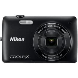 Compact - Nikon S4200 Noir Nikon Nikkor 6X Wide Optical Zoom VR 26-156mm f/3.5-6.5
