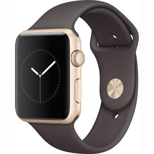 Apple Watch (Series 1) 42 - Aluminium Or - Bracelet Sport Gris