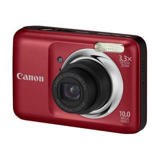 Compact - Canon PowerShot A800 Rouge Canon Zoom Lens 37-122mm f/3-5.8