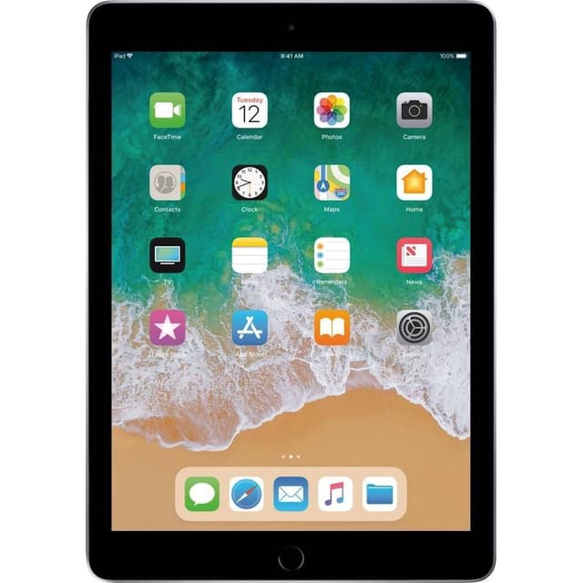 iPad 9,7" 5e génération (Mars 2017) 9,7" 128 Go - WiFi + 4G - Gris Sidéral - Débloqué