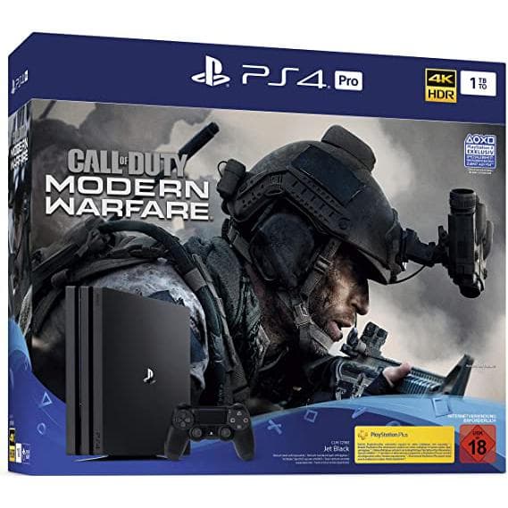 PlayStation 4 Pro 1000Go - Jet black + Call of Duty: Modern Warfare