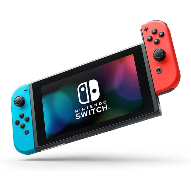 Nintendo Switch 32Go - Bleu/Rouge + Super Mario Party