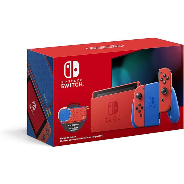 Nintendo Switch 32Go - Rouge/Bleu - Edition limitée Edition Mario