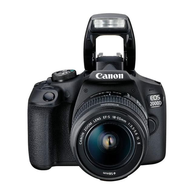Reflex - Canon EOS 2000D Noir Canon Canon Zoom Lens EF-S 18-55mm f/3.5-5.6 IS II