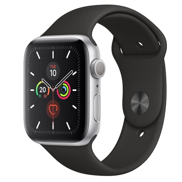 Apple Watch (Series 1) 38 - Aluminium Argent  - Bracelet Sport Noir