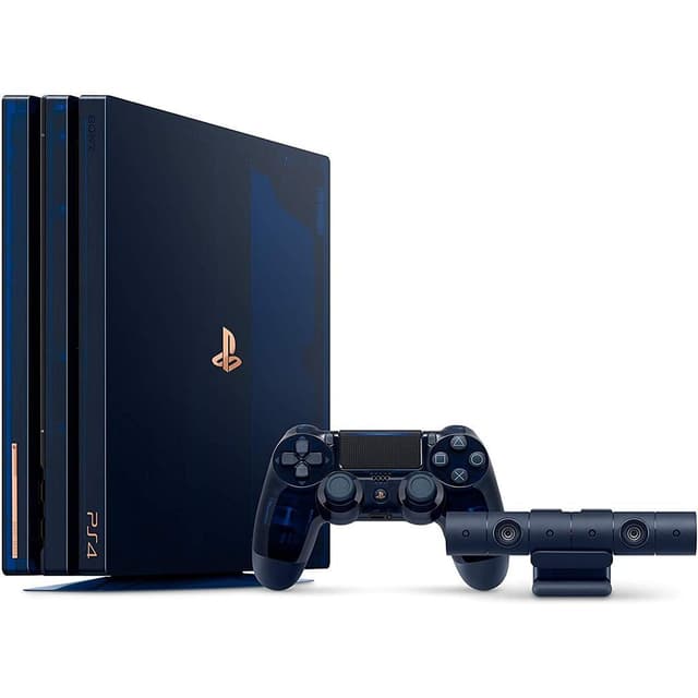PlayStation 4 Pro 2000Go - Bleu - Edition limitée 500 Million Limited Edition + N/A
