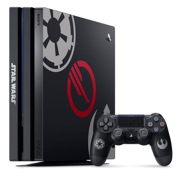 Playstation 4 Pro 1000Go - Noir - Edition limitée Star Wars Battlefront II Bundle + Star Wars Battlefront II